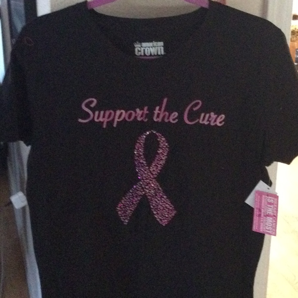 New Black Breast Cancer Awareness T-Shirt